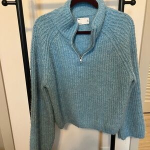 ASOS Light Blue Cowl Neck Sweater